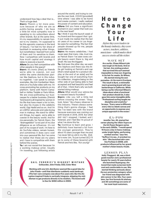 ALLURE MAGAZINE
